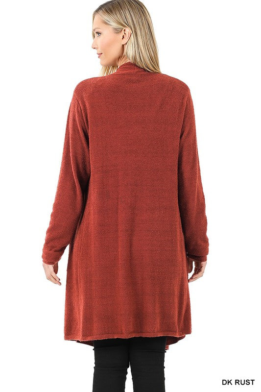 Draped Cardigan Sweater