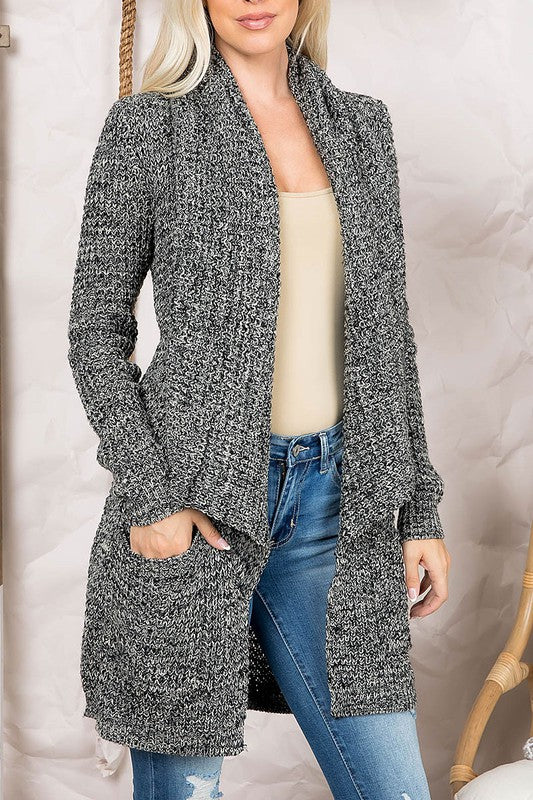 Collared Sweater Cardigan