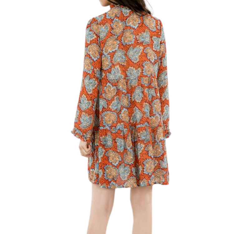 Tiered Printed Dress