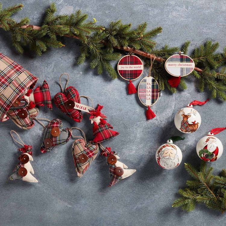 Merry Embroidery Hoop Ornament