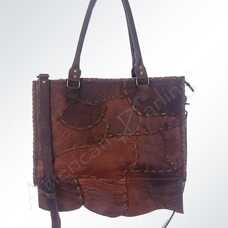 Leather Patchwork Purse