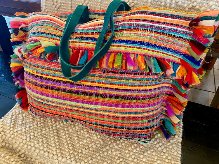 XL Multi Rug Weekender Tote Bag