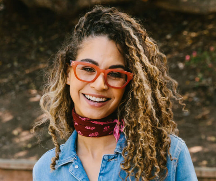 Peepers Readers Glasses Flora Coral/Black Marble (Blue Light)