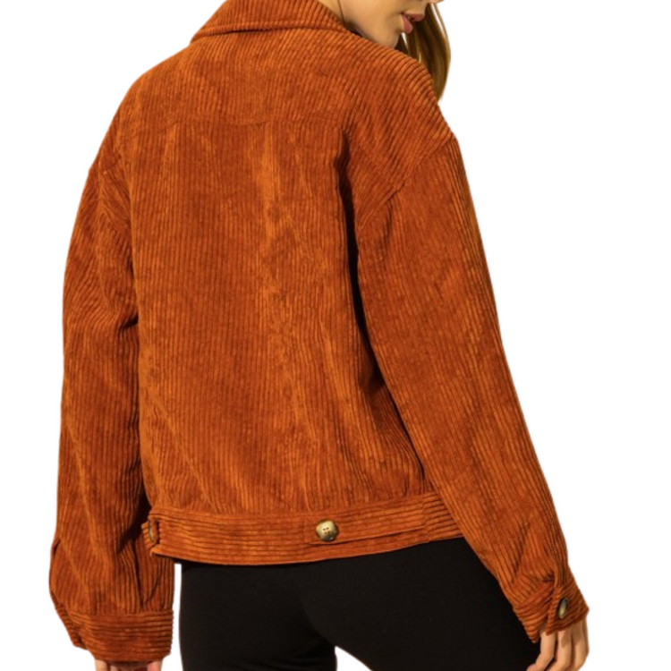 Rust Corduroy Jacket