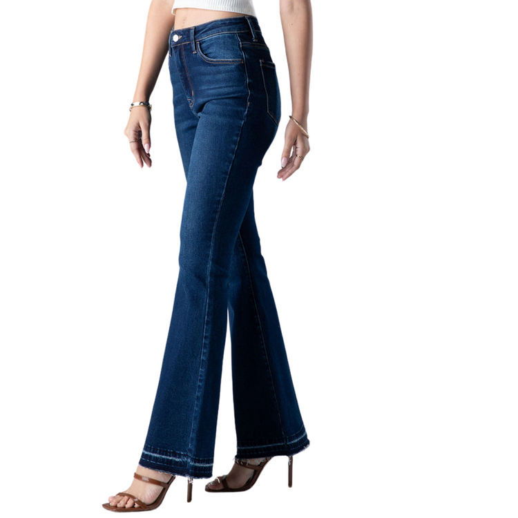 Ceros Phoenix High Rise Monterey Wash Classic Flare Jeans