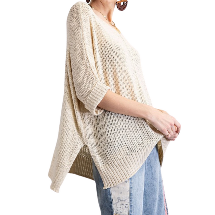 Loose Fitted Knitted Sweater