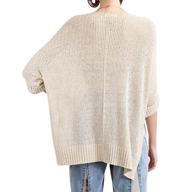 Loose Fitted Knitted Sweater