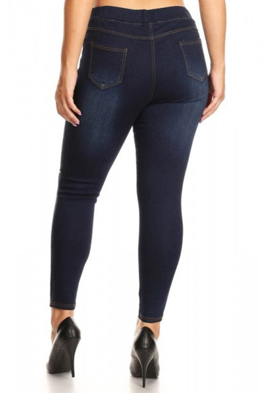 Plus Size High Waisted Jeggings