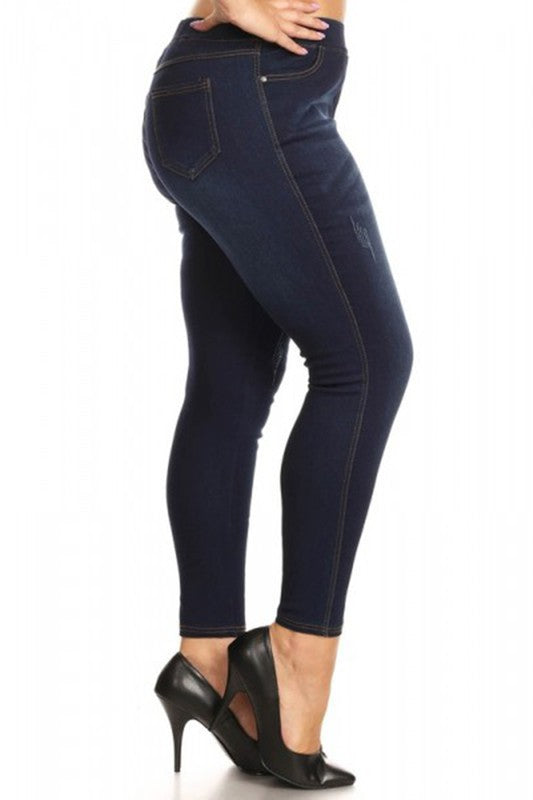 Plus Size High Waisted Jeggings