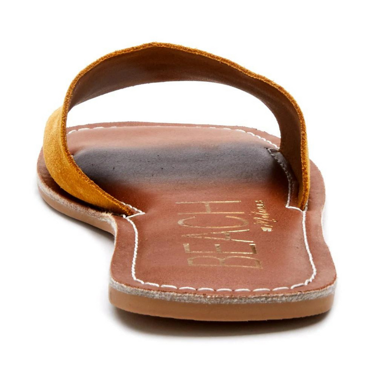 Classic One-Band Squared Toe Clay Slide Sandal