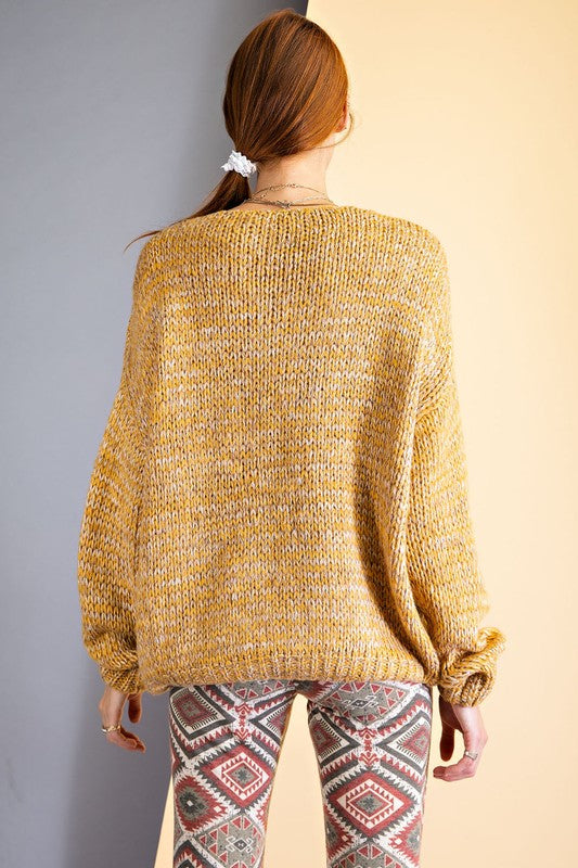 Recluse Multi Colored Knit Sweater