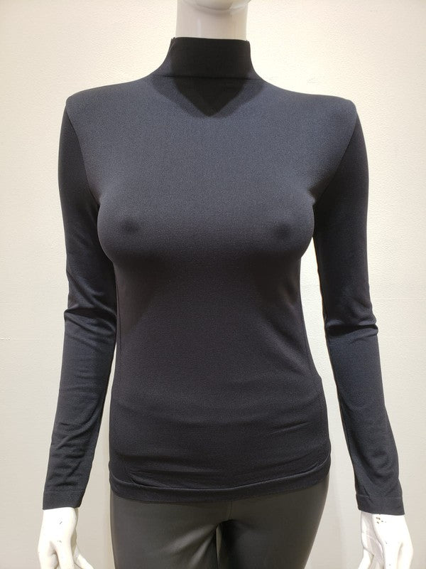 Long Sleeve Mock Neck