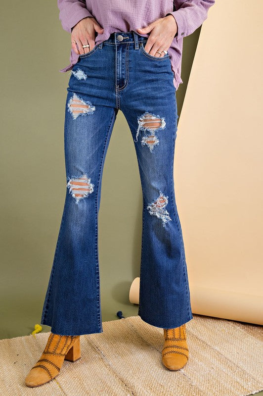 Bell Bottom Flare Denim Jeans