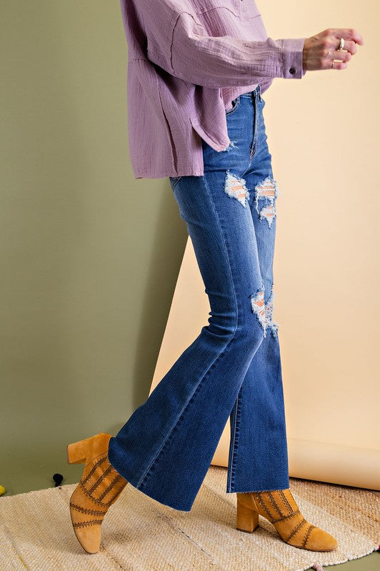 Bell Bottom Flare Denim Jeans