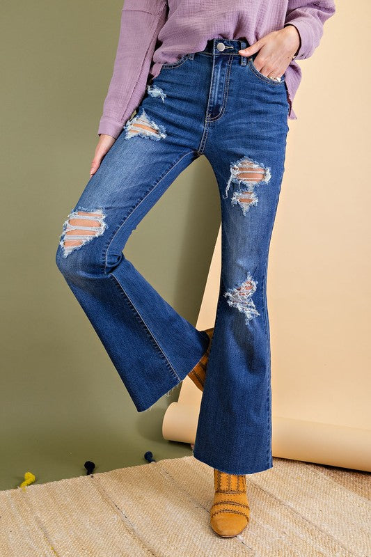 Bell Bottom Flare Denim Jeans