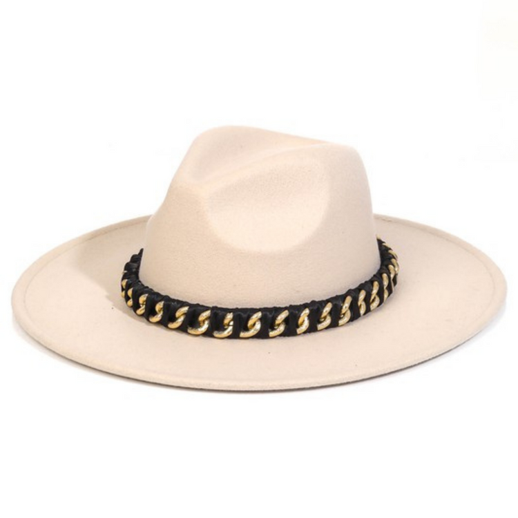 Chain Strap Fedora