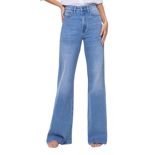 Super High Rise Wide Leg Jean