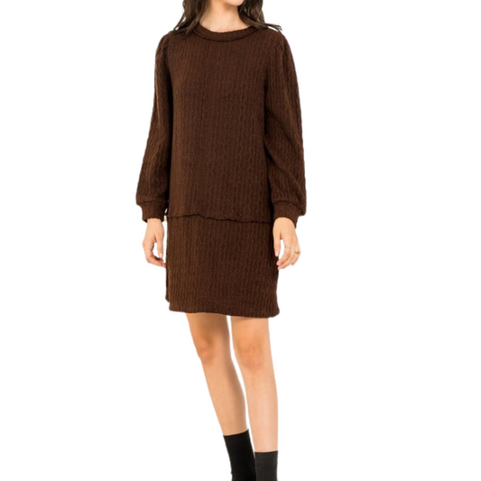 Long Sleeve Knit Dress