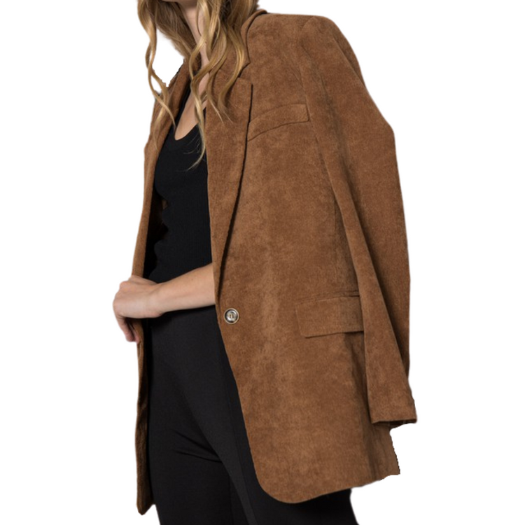 Oversized Corduroy Blazer