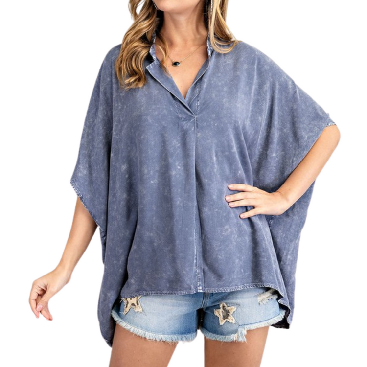 Oversized Minerals Washed Loose Top