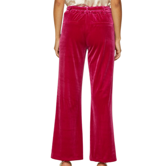 Wide Leg Velvet Pants