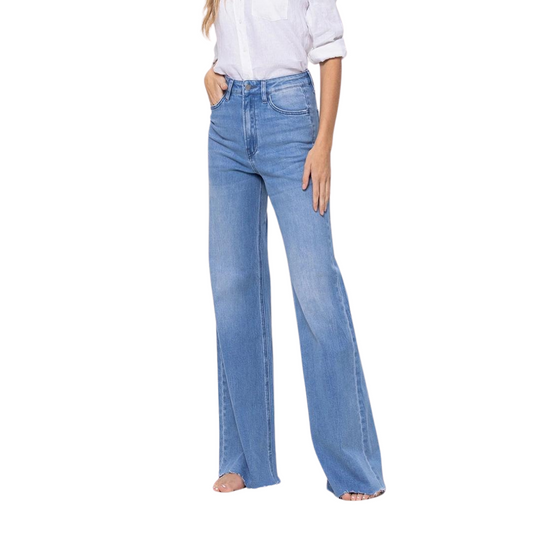 Super High Rise Wide Leg Jean