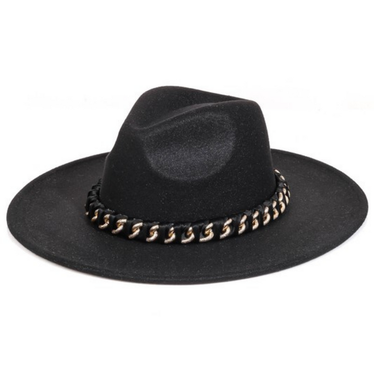 Chain Strap Fedora