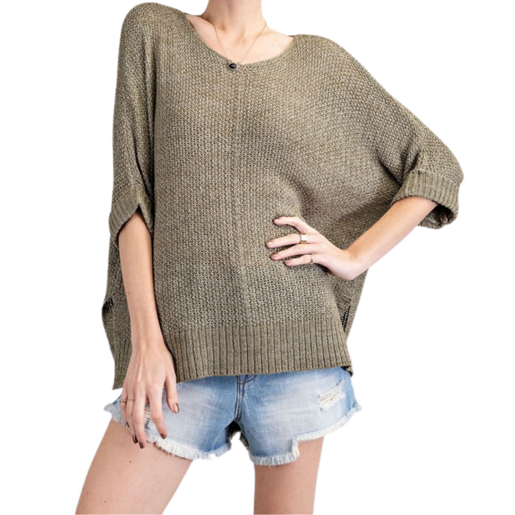 Loose Fitted Knitted Sweater