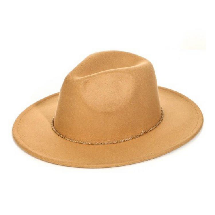 Rope Chain Strap Fedora