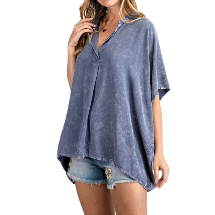 Oversized Minerals Washed Loose Top