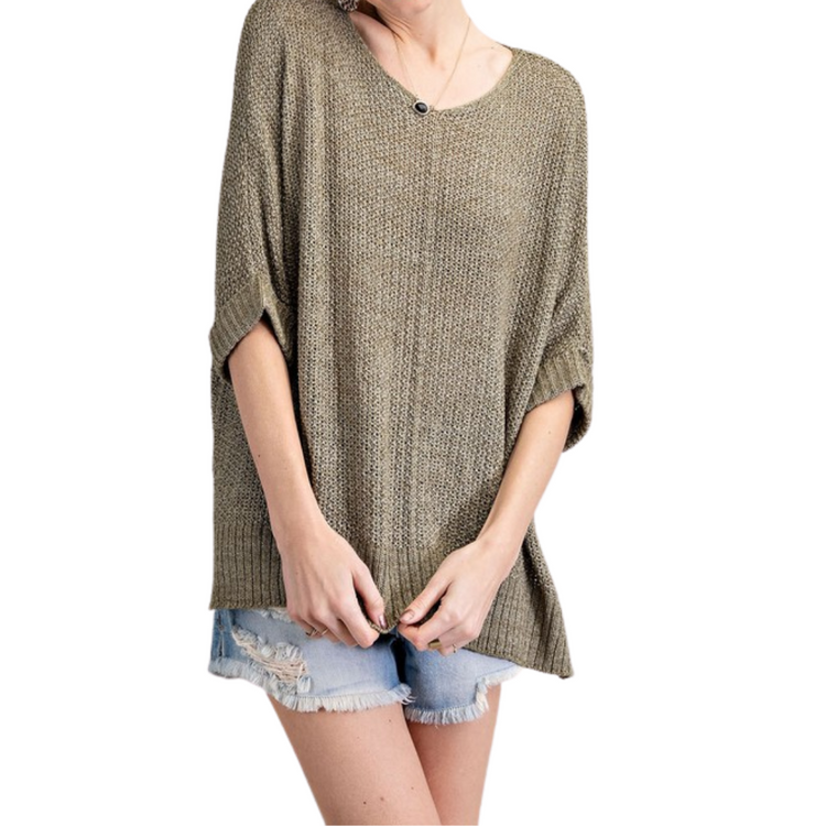 Loose Fitted Knitted Sweater