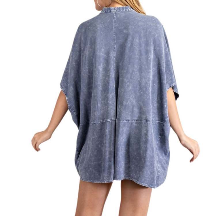 Oversized Minerals Washed Loose Top