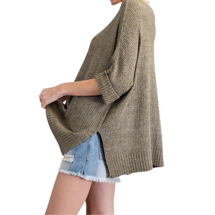 Loose Fitted Knitted Sweater