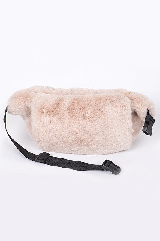 Faux Fur Hand Muff Fanny Pack