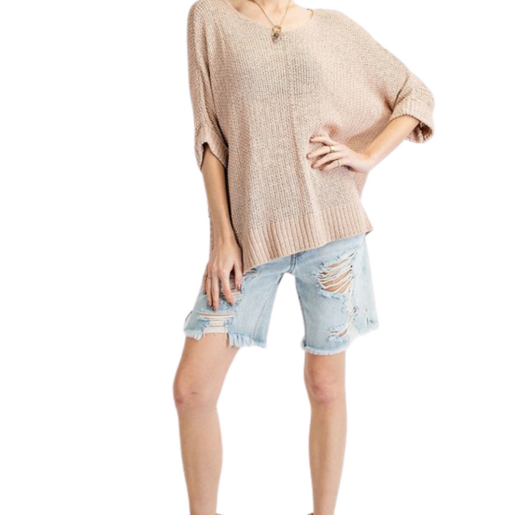 Loose Fitted Knitted Sweater