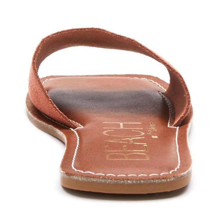 Classic One-Band Squared Toe Clay Slide Sandal