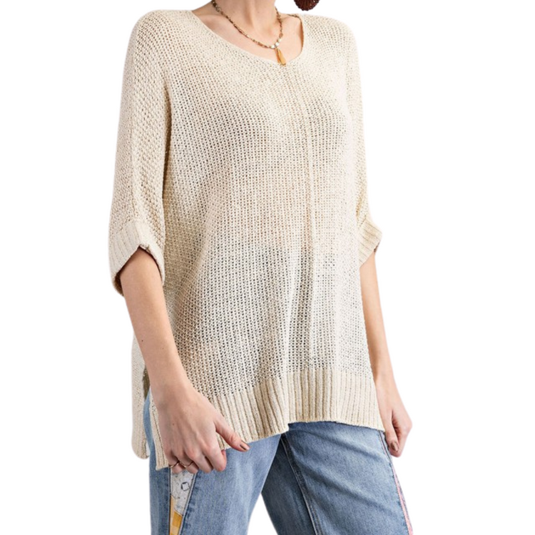 Loose Fitted Knitted Sweater