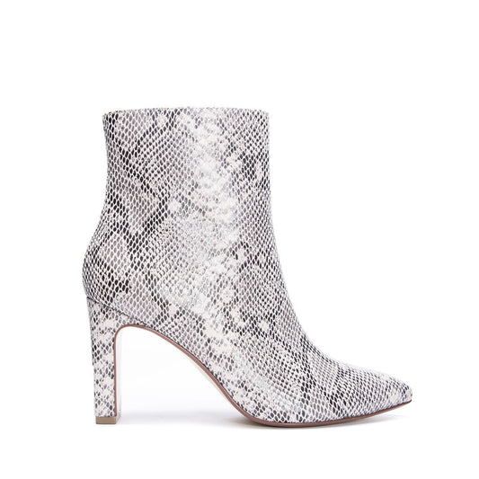 Snake Print Ankle Boot