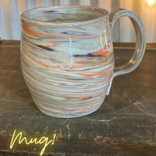 Pottery Mugs by cat