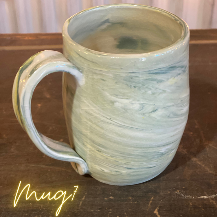 Pottery Mugs by cat