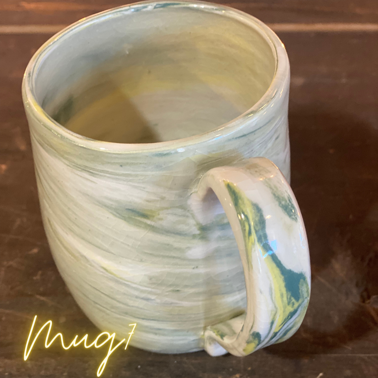 Pottery Mugs by cat