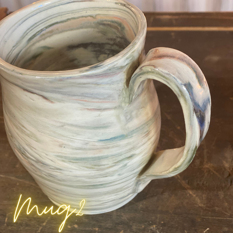 Pottery Mugs by cat