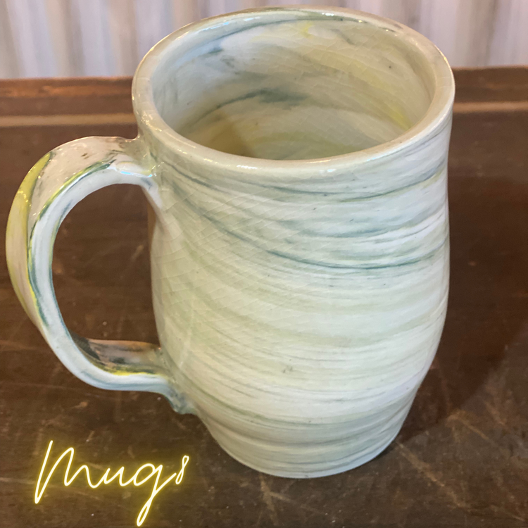 Pottery Mugs by cat