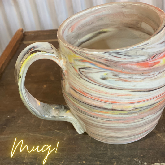 Pottery Mugs by cat