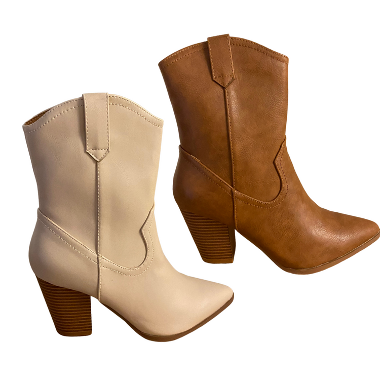 Heeled Cowboy Bootie