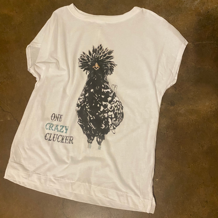 One Crazy Clucker Soft Tee Shirt