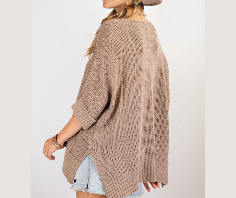 Loose Fitted Knitted Sweater