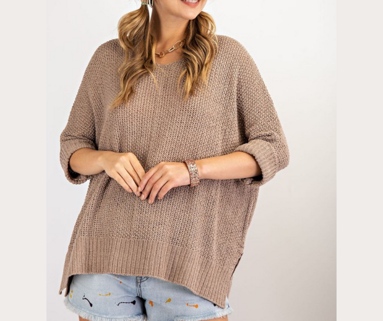 Loose Fitted Knitted Sweater