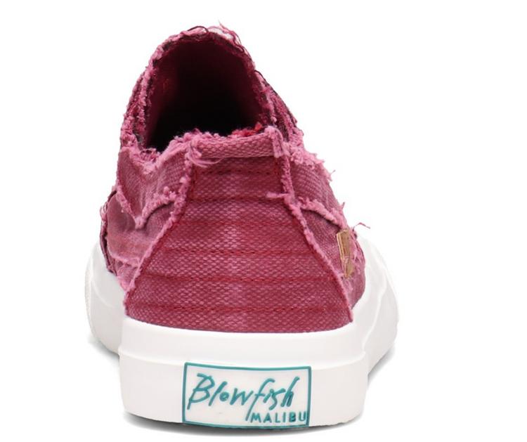 Blowfish Play Cherry Smoked Washed Canvas Slide-on Sneaker