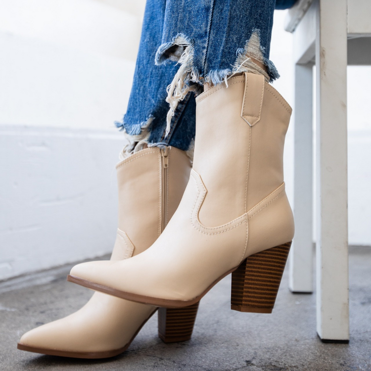 Heeled Cowboy Bootie